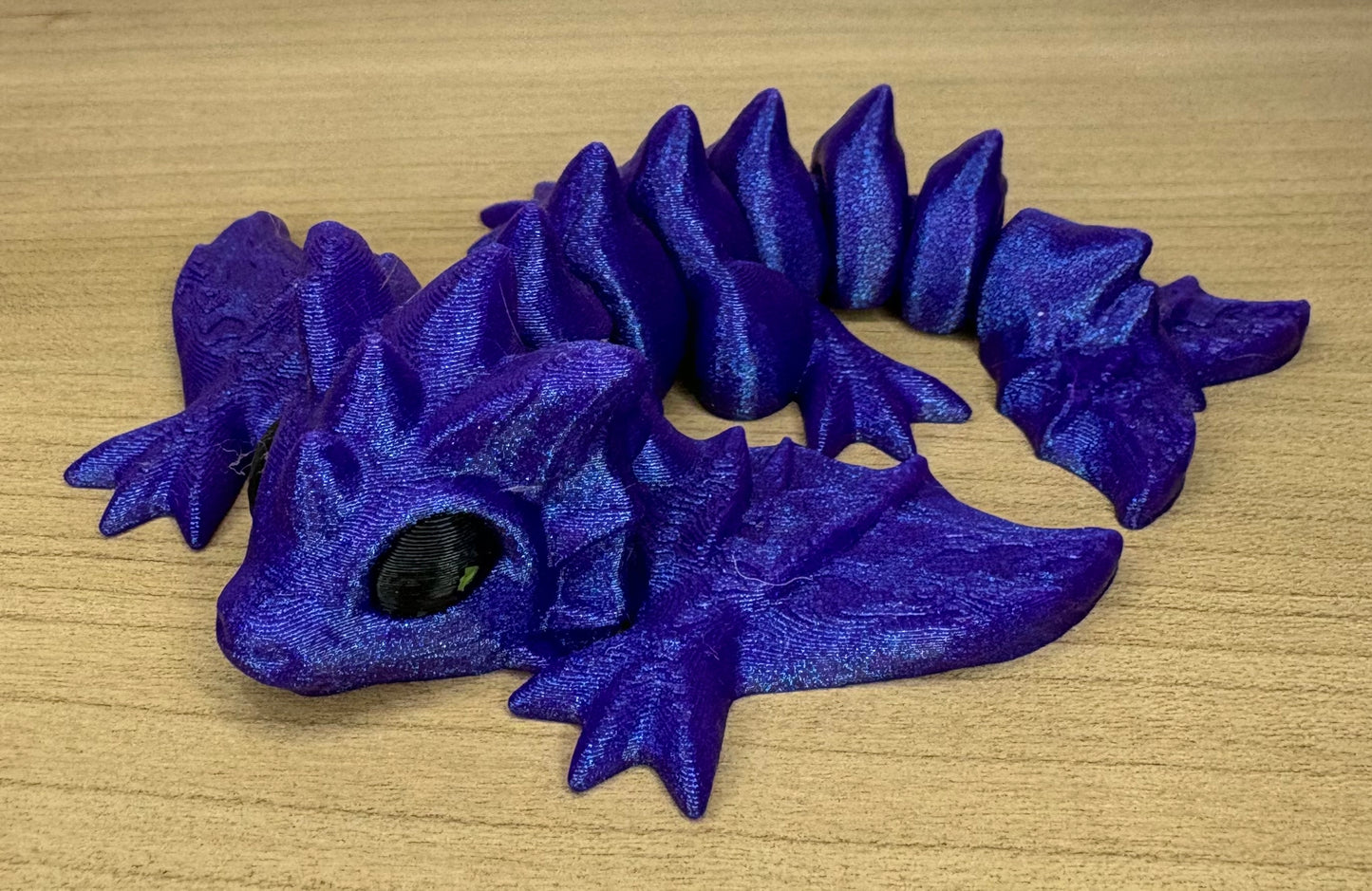 Purple Sparkle Wyvern Dragon