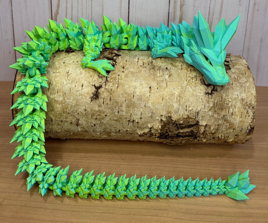 Green/Blue Crystal Dragon