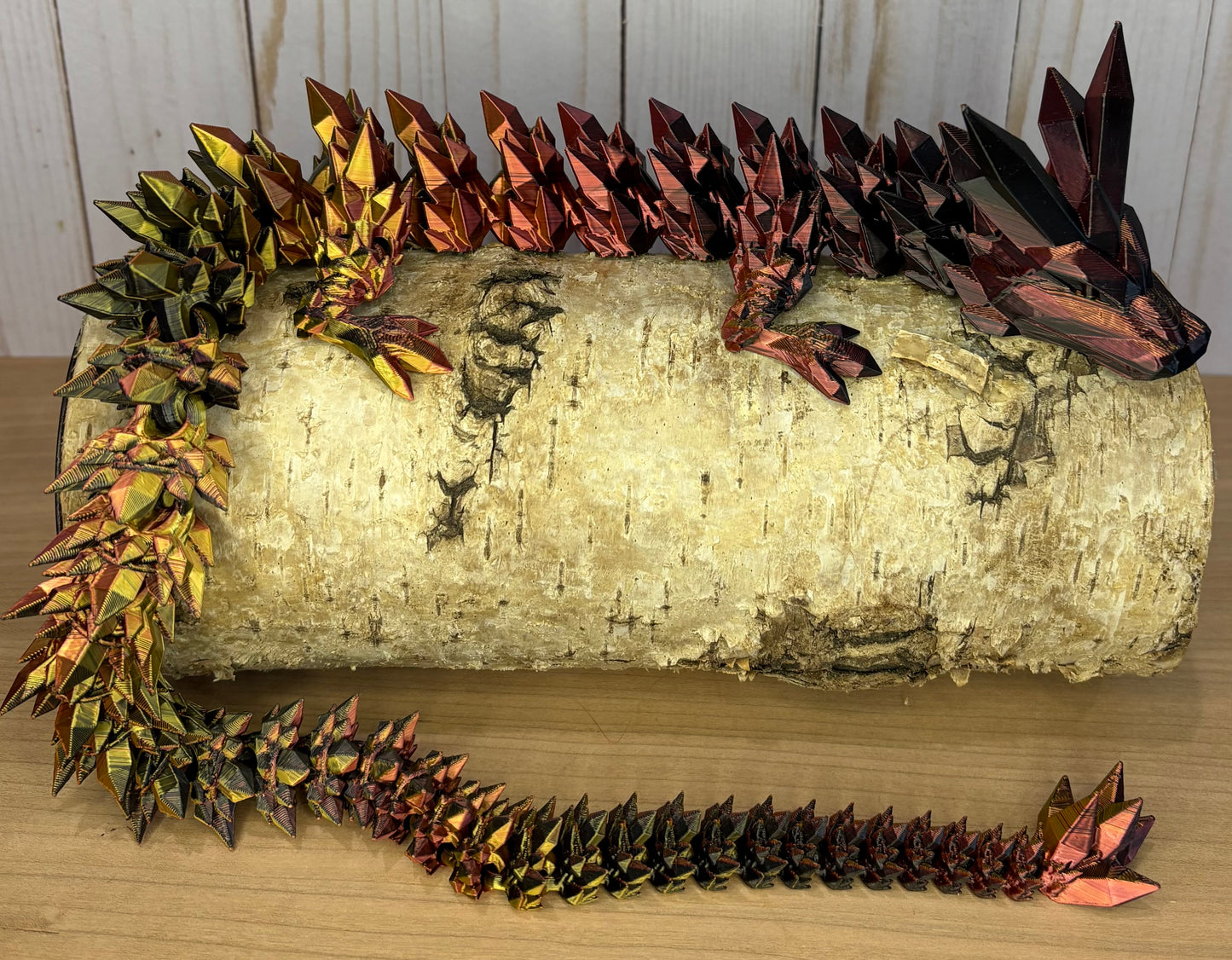 Red/Gold/Black Crystal Dragon