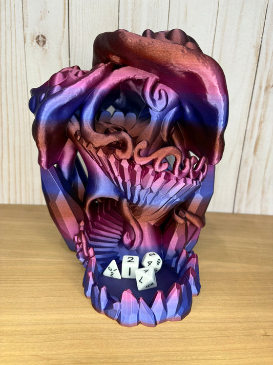 Purple Mushroom Dice Tower