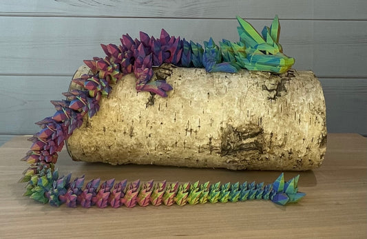 Shiny Rainbow Crystal Dragon