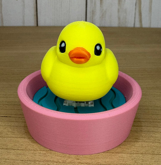Pink Tub Duck Clicker