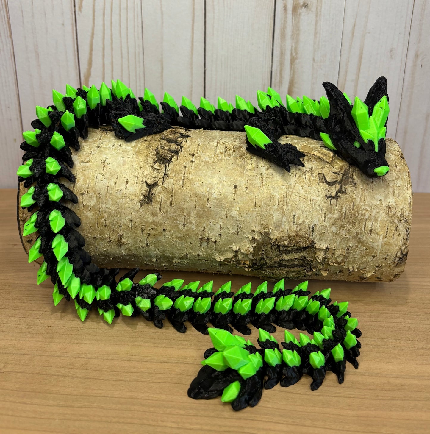 Bright Green Wolf Dragon