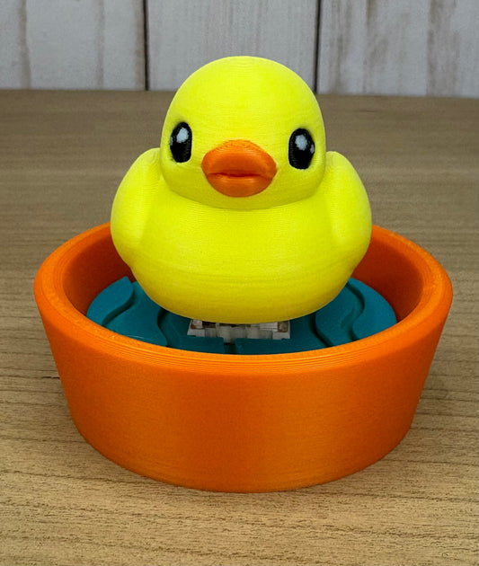 Orange Tub Duck Clicker