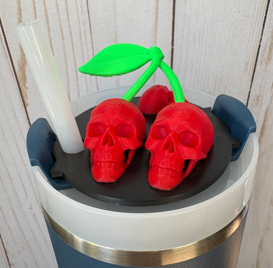 Cherry Skull Topper