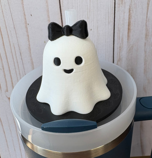 Black Boo Bow Topper