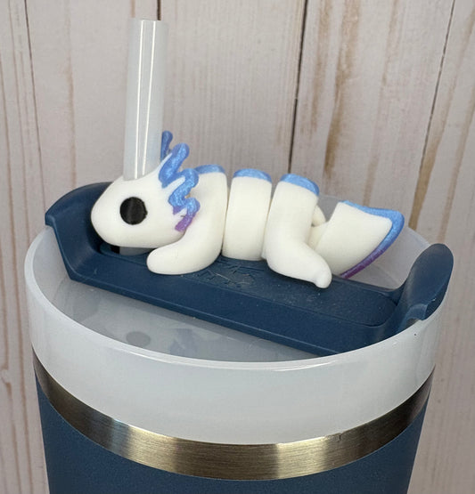 Axolotol Straw Buddy