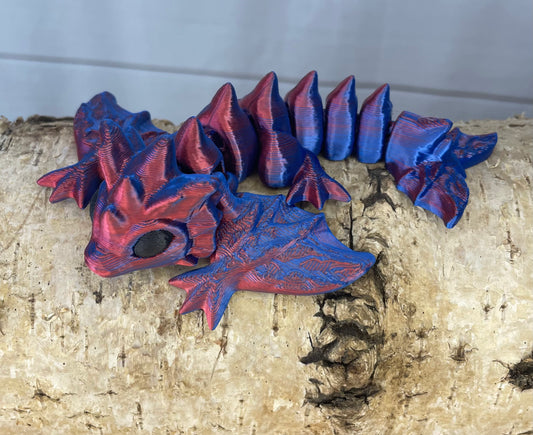 Baby Red/Blue Wyvern Dragon