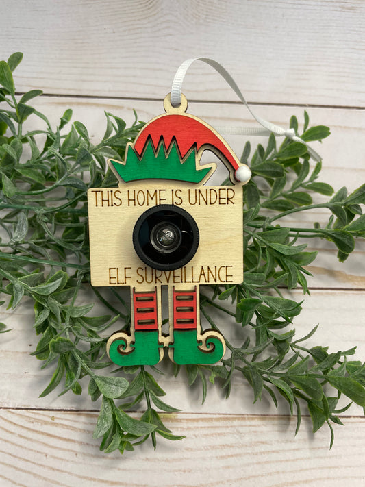 Elf  Surveillance Ornament